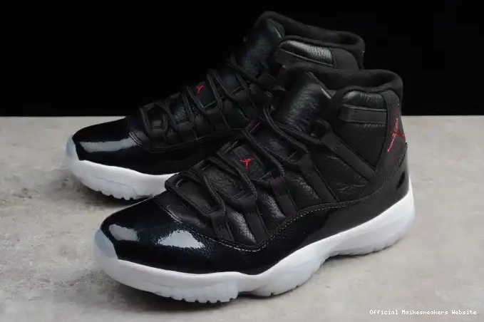 Official Maikesneakers mens Retro Jordan 11 black Air 378037-002 